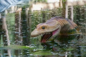 dino park, dinosaurie tema parkera i lourinha, portugal foto