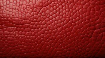 röd läder textur bakgrund ai genererad foto