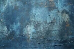 abstrakt blå textur cement betong vägg bakgrund. generativ ai foto