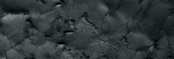 mörk svart cement textur bakgrund. generativ ai foto