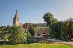 befäst evangelisk kyrka från filitelnic, Rumänien, 2020, september foto