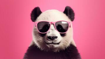 generativ ai, Häftigt panda vibrafon foto