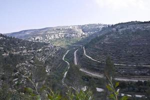 fantastiska landskap av Israel, utsikt över det heliga landet