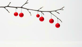 dekorativ jul bakgrund. fri Plats för text. ai genererad foto