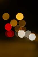 defocused lampor bokeh foto