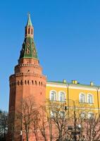 hörn arsenalnaya torn av moskva Kreml, ryssland foto