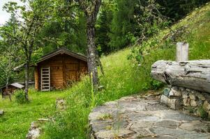 franska alps landskap foto