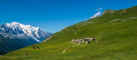 franska alps landskap foto