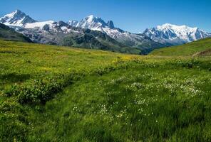 franska alps landskap foto