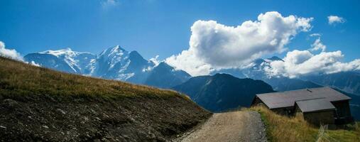 franska alps landskap foto