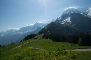 landskap av de franska alps foto