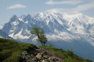 landskap av de franska alps foto