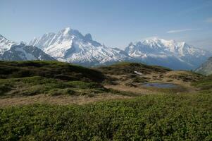 landskap av de franska alps foto