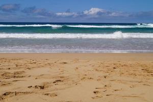 vandringsled cofete kustlinje fuerteventura foto