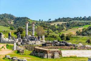 forntida historisk turism plats sardes artemis foto
