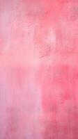 smutsig och riden rosa betong vägg bakgrund textur. ai genererad foto