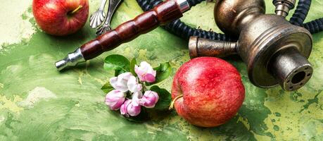 arab shisha med äpple tobak foto