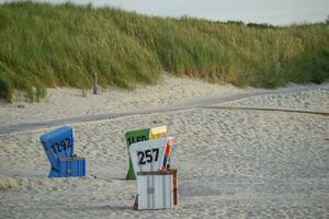 langeoog island i tyskland foto