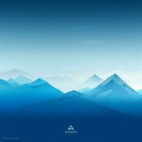 azurblå minimalistisk tapet foto