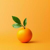 orange minimalistisk tapet foto