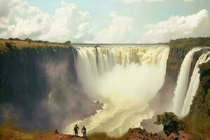 de skönhet av victoria falls foto