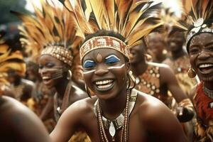 de spänning och energi av afrikansk festivaler och foto