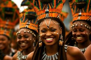 de spänning och energi av afrikansk festivaler och foto