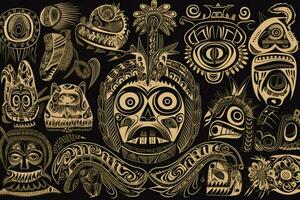 stam- symboler representerar gemenskap och tradition foto