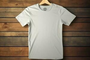 en enkel tshirt attrapp för design och utskrift foto