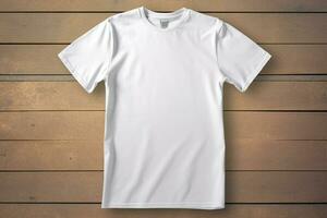 en enkel tshirt attrapp för design och utskrift foto