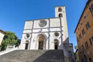 piazza del popolo i Todi, Italien, 2020 foto