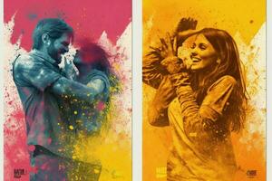 holi posters bild hd foto