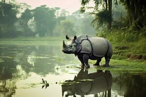 nationell djur- av bangladesh foto