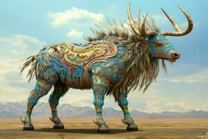 nationell djur- av kazakhstan foto