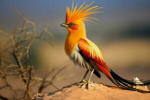 nationell fågel av namibia foto