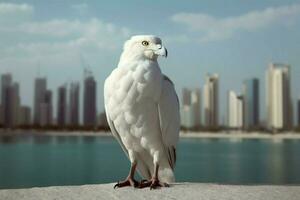 nationell fågel av qatar foto