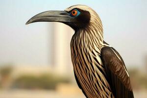 nationell fågel av förenad arab emirates de foto