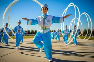 nationell sport av kazakhstan foto