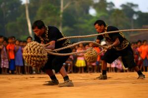 nationell sport av laos foto