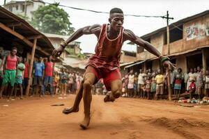 nationell sport av sierra leone foto