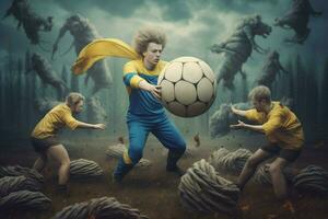 nationell sport av ukraina foto