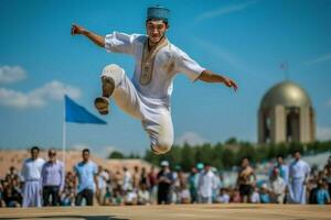 nationell sport av uzbekistan foto