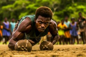 nationell sport av vanuatu foto