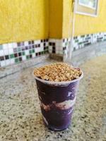 brasiliansk superfood berry acai king, angra dos reis brazil. foto