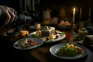 fotorealistisk professionell mat kommersiell fotogr foto