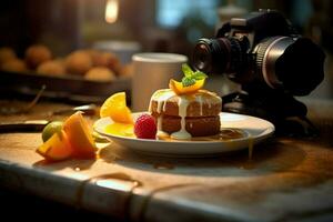 fotorealistisk professionell mat kommersiell fotograf foto