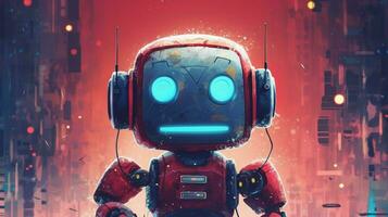 en affisch för en musik video spel kallad robot foto