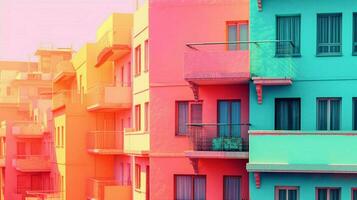 vibrerande Färg palett med blanda av värma och Häftigt s foto