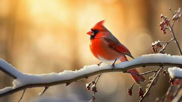 skön fågel fotografi röd kardinal foto