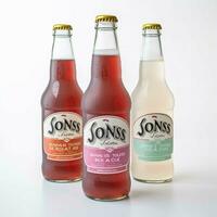 jones soda med vit bakgrund hög kvalitet ultra foto